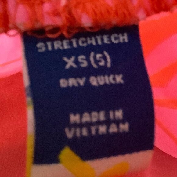 Lot of 2 Girls StretchTech Shorts Quick Dry Multicolor Size XS (5) & S (6-7) - Picture 3 of 16